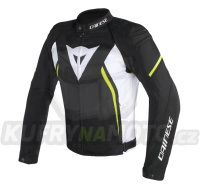 Textilní bunda DAINESE AVRO D2 černo/bílo/neonově žlutá