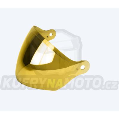 Plexi SCORPION EXO-CITY II zrcadlové zlaté KDS-O-01