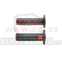 gripy A360 (offroad) délka 120 mm, DOMINO (černo-červené)