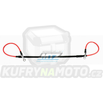 Hadice brzdová přední Z-WHEEL BRAKE HOSE - ZETA W61-12013 - Honda CR125+CR250+CRF250R+CRF450R + Yamaha YZ125+YZ250+YZF250+YZF450 - červená