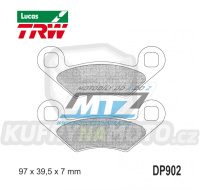 Destičky brzdové DP902-LUSI TRW Lucas MCB860SI - směs Sinter Offroad
