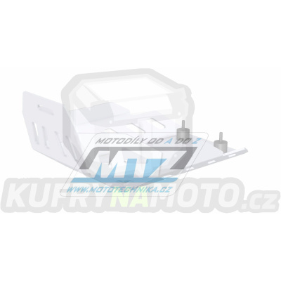 Kryt pod motor hliníkový Dual Sport - BMW G310GS / 16-23 - barva bílá