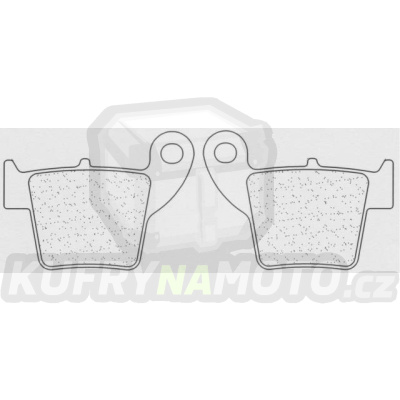 Brzdové destičky CL BRAKES 1076 EN10 (XE7)