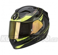 Moto přilba SCORPION EXO-1200 AIR FULMEN černá/chameleon/žlutá fluo