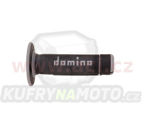 gripy A020 (offroad) délka 118 mm, DOMINO (černo-šedé)