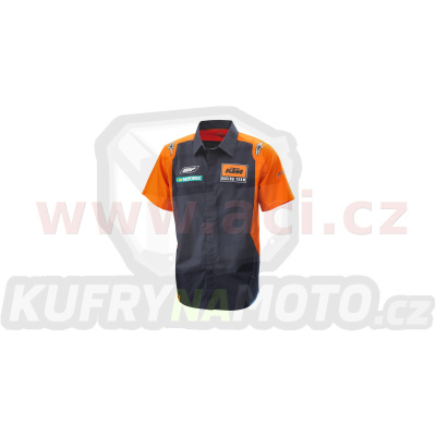 košile REPLICA TEAM KTM, (modrá/oranžová)