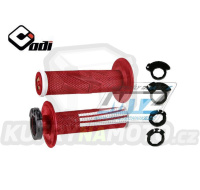 Rukojeti ODI V2 LOCK ON EMIG PRO (2takt+4takt včetně 5 nástavců) - červeno-bílé