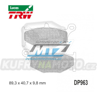 Destičky brzdové DP963-LUSH TRW Lucas MCB783SH - směs Sinter Racing Offroad