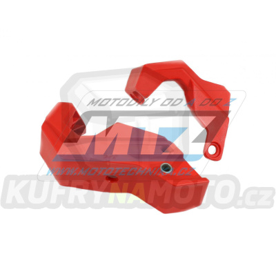 Kryty vidlic spodní Polisport - Gas Gas EC250+EC300+EC350 / 09-20 + XC250+XC300+XC350 / 17-20 + Rieju MR250+MR300 / 21-25 - červené