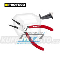 Kleště na pojistné kroužky - pro vnitřní uložení / do otvoru - zahnuté 90° - Proteco