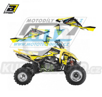 Polepy na čtyřkolku (sada polepů Dream) Suzuki LTR450 / 06-11 - typ polepů Dream2 - žlutá barevná varianta