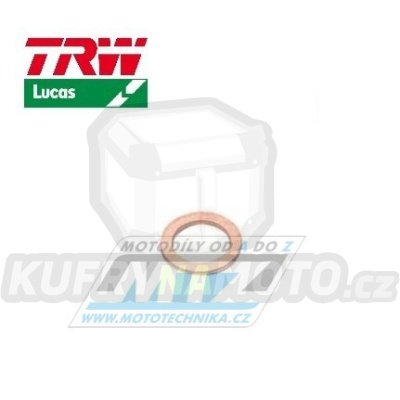 Podložka těsnící měděná - rozměry 4x8x1mm