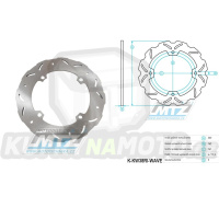 Kotouč brzdový (260/141/4D) - Suzuki DL650 VStrom / 04-17 + DL1000 VStrom / 02-19 + DL1050 VStrom / 21-23 + Kawasaki KLV1000 / 04-06