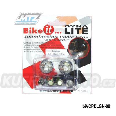 Osvětlení kol BikeIt DynaLite - zelené