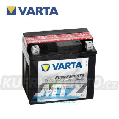Baterie (akumulátor motocyklový) VARTA Powersports AGM - YTZ7S-BS (12V-5Ah)