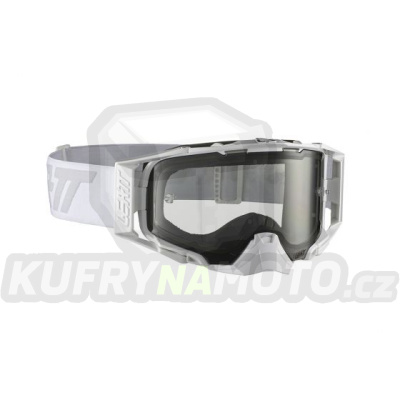 LEATT  brýle VELOCITY 6.5 GOGGLE WHITE/GREY LIGHT GREY barva bílá/šedá