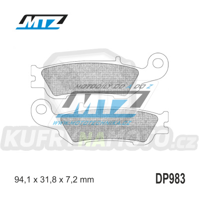 Destičky brzdové DP983-FM - MTZ směs Offroad Profi