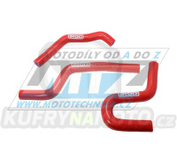 Hadice chladiče Honda CR80+CR85 / 98-07 - červené (sada 3 ks)
