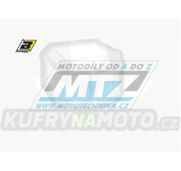 Polepy číslových tabulek (vystřižené) - Husqvarna FC+TC / 14-15 - barva bílá