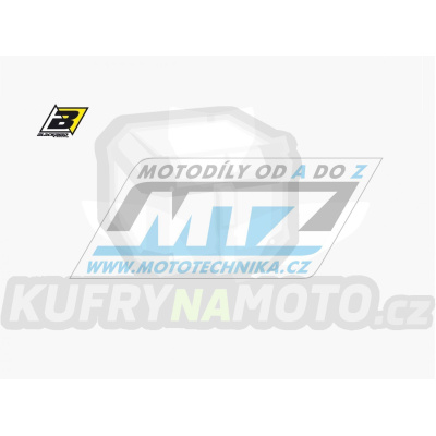 Polepy číslových tabulek (vystřižené) - Husqvarna FC+TC / 14-15 - barva bílá
