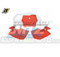 Polepy číslových tabulek (vystřižené) - Husqvarna CR125+CR250 / 00-04 + TC250+TC450 / 02-04 - barva červená