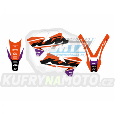 Polepy na motocykl (sada polepů Dream5) KTM EXC / 05-07 + SX+SXF/ 05-06 - typ polepů Dream5