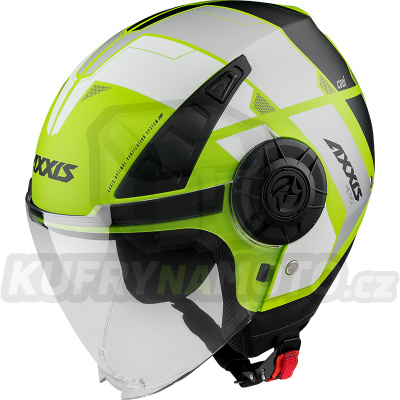 Otevřená helma AXXIS METRO ABS cool b3 matná fluor žlutá XS