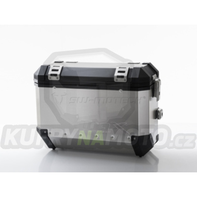 Sada TraX Adventure 37 a 37 stříbrné boční kufry a nosič držák boční kufry SW Motech Kawasaki Versys 650 2015 -  LE650E KFT.08.518.50000/S-BC.16302