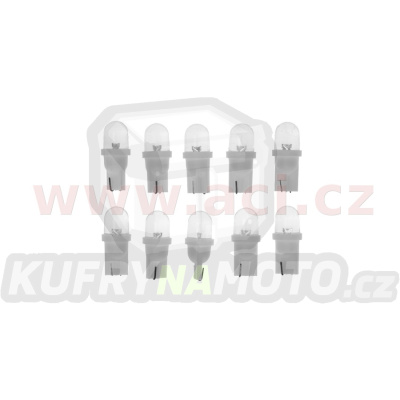 LED dioda 12V 5W (patice w2,1x9,5d/ T10) sada 10 ks