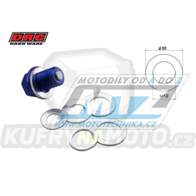 Podložka těsnící hliníková pro šroub M12 (vnější průměr 20mm / síla1,5mm) - DRC Gasket Washer - DRC D59-52-860