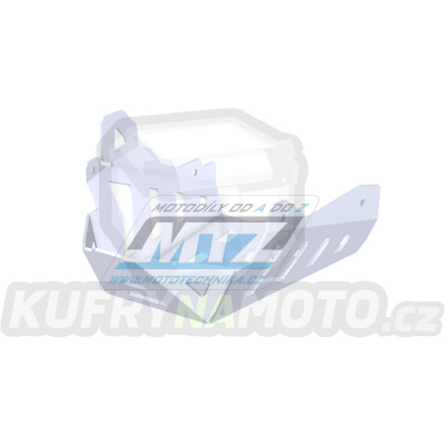 Kryt pod motor hliníkový Dual Sport -  Suzuki DL1000 V-Strom / 02-13 - barva stříbrná Ice Polished
