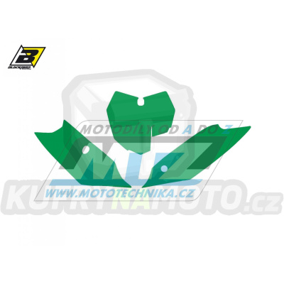 Polepy číslových tabulek (vystřižené) - KTM SX+SXF / 13-15 - barva zelená