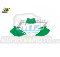Polepy číslových tabulek (vystřižené) - Yamaha WRF250 / 07-14 + WRF450 / 07-11 - barva zelená