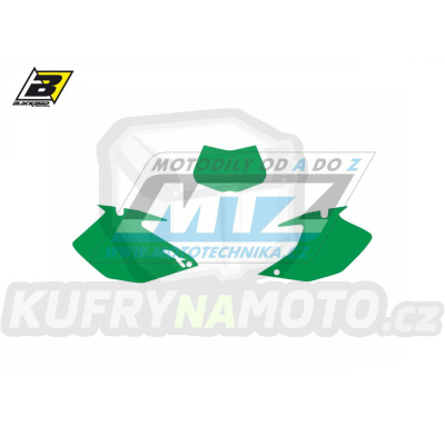 Polepy číslových tabulek (vystřižené) - Yamaha WRF250 / 07-14 + WRF450 / 07-11 - barva zelená