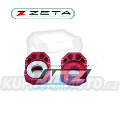 Dorazy osy zadního kola ZETA ZE93-5233 - Suzuki RM85 / 04-22 - červené
