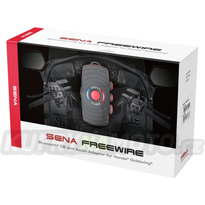 SENA vysílač FREEWIRE-02 do bezpřevodového spojení interkom handsfree headsetu SENA se SYSTEMEM AUDIO HONDA GOLD WING BLUETOOTH 4.1