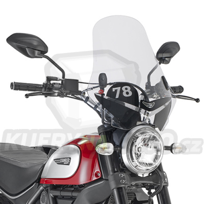 Plexisklo Givi Ducati Scrambler 800 2015 – 2017 G2401- 7407 AS