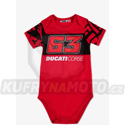 Dětské body VR46 BAGNAIA 63 Ducati červené 499907