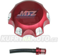 Víčko nádrže Alu - Honda CR85 / 00-07 + CRF150R / 07-22 + XR400 / 96-04 - červené