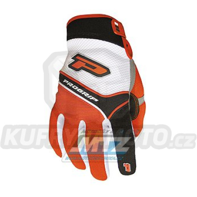 Rukavice motokros PROGRIP 4010/14 - oranžové - velikost XXL