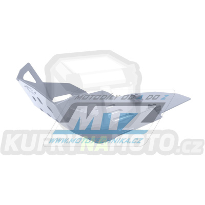 Kryt pod motor hliníkový Dual Sport - BMW F800GS / 07-16 + F800GS Adventure / 12-18  - barva stříbrná Ice Polished