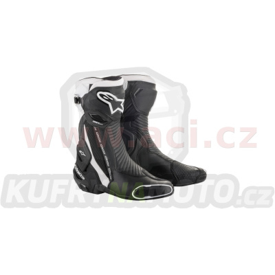 boty SMX PLUS 2, ALPINESTARS (černá/bílá) 2024