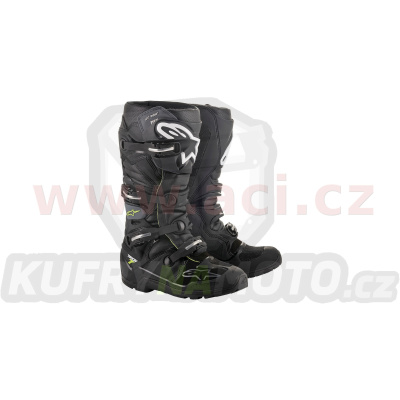 boty TECH 7 ENDURO DRYSTAR, ALPINESTARS (černá/šedá/žlutá fluo) 2024