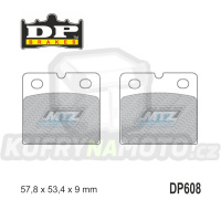 Destičky brzdové DP Brakes DP608 - směs Premium OEM Sinter