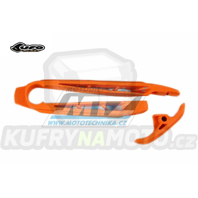 Lízátko řetězu KTM 125+144+150+250SX / 07-10 + 250+450SXF / 07-10 + 125+200+250+300EXC / 08-11 + 250+400+450+530EXCF / 08-11 + Husaberg TE125+250+300 + FE390+450+570 / 09-12 - barva oranžová