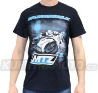 Tričko MTZ s potiskem SILNICE (barva černá) - velikost 2XL