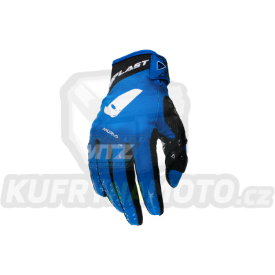 Rukavice motokros UFO MURIA - modré - velikost XL