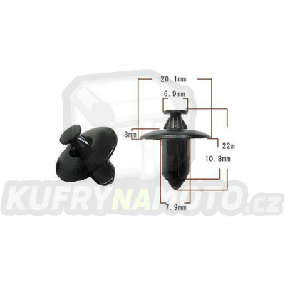 Plastový nýt RMS 121832007