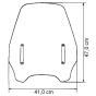 MRA plexi UNI Highway čiré HI 4025066948017,4025066111268