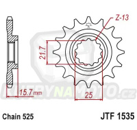 Řetězové kolečko JT JTF 1535-15 15 zubů